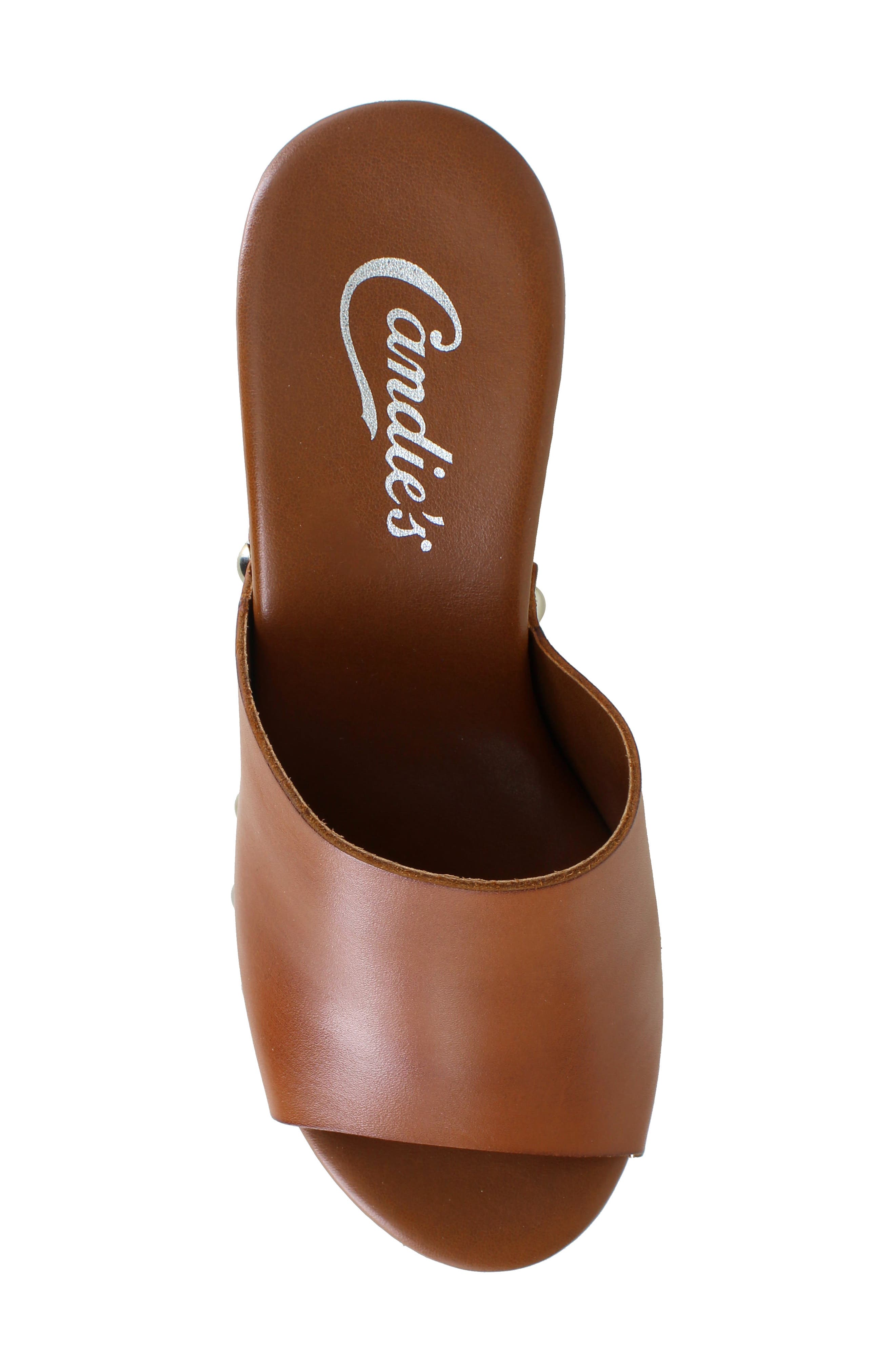 Platform Sandal, Alternate, color, TAN LEATHER
