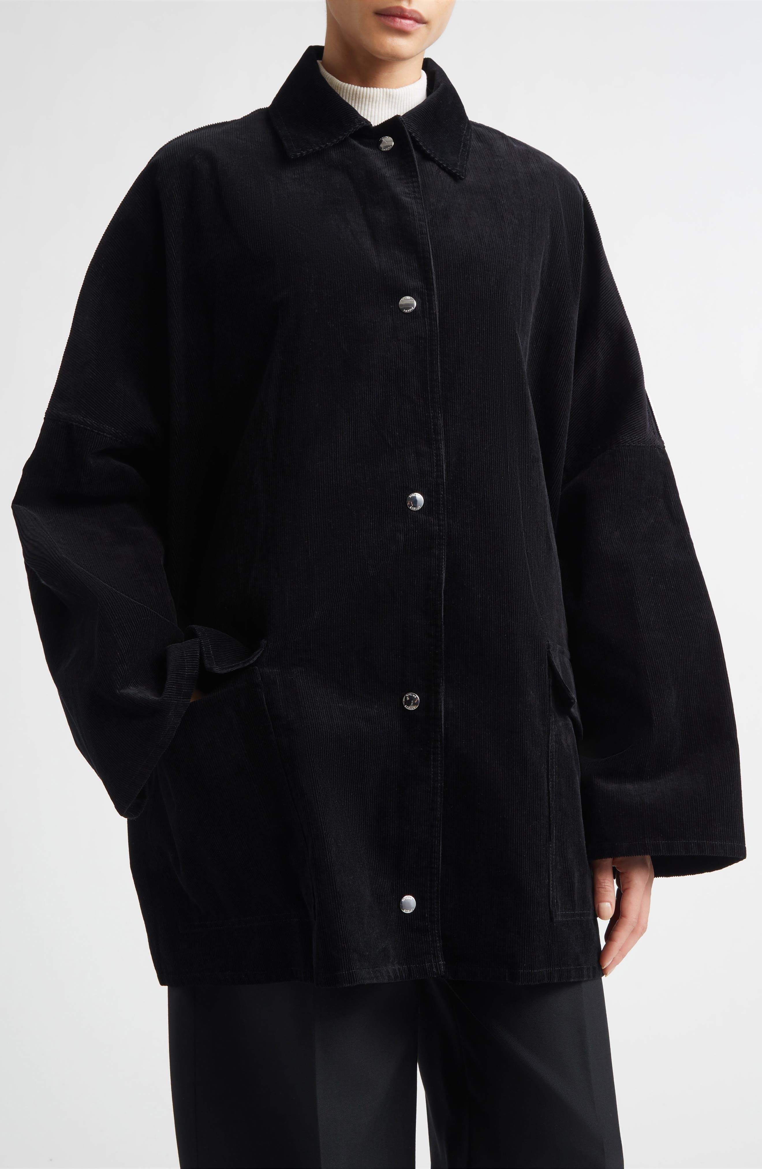 Organic Cotton Corduroy Overshirt Jacket (Women) | Nordstrom