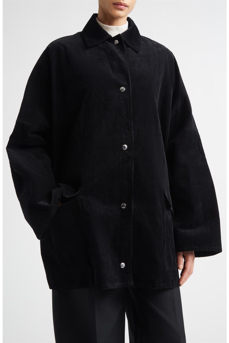 Organic Cotton Corduroy Overshirt Jacket (Women) | Nordstrom