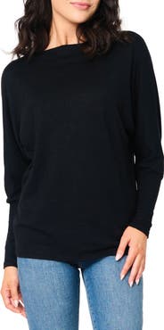GIBSONLOOK Slouchy Luxe Boatneck Top