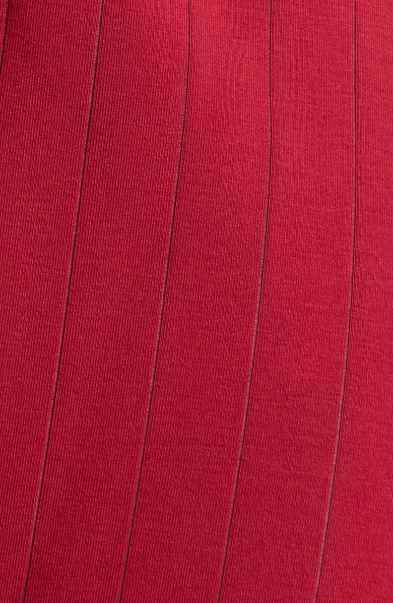 SAVAGE X FENTY Sleek Stitch Sleep Mini Slip, Alternate, color, Red Cognac