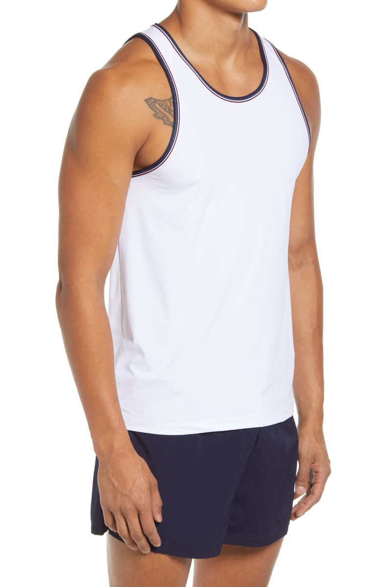 Rhone Men's Reign Retro Performance Tank, Alternate, color, 