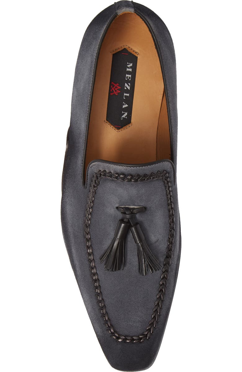 Mezlan Plazza Tasseled Venetian Loafer, Alternate, color,