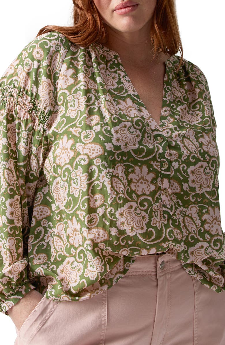 Sanctuary Sunday's Best Floral Print Top, Main, color, 