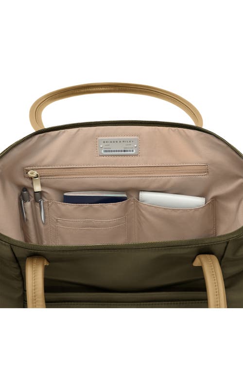 Briggs & Riley Rhapsody Expandable Tote In Olive