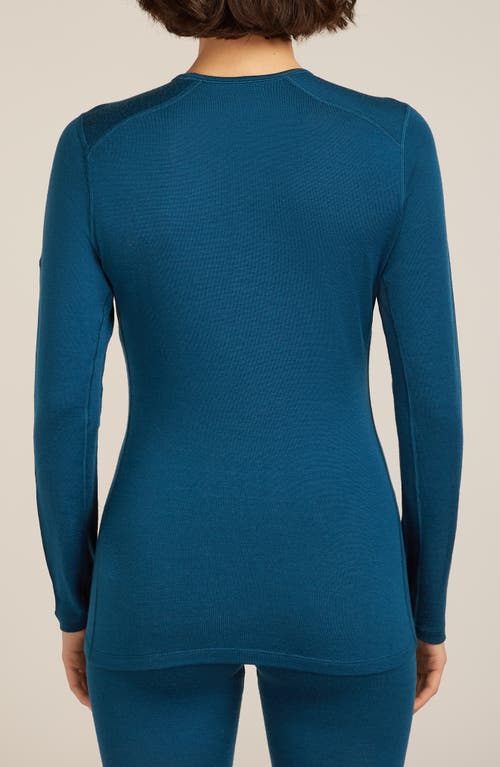 Icebreaker 260 Tech Long Sleeve Crewneck T-shirt In Blue