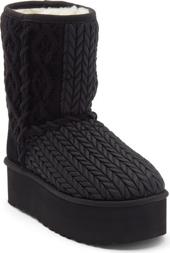 Classic Short Villa Knit Platform Boot