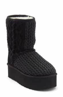 UGG® Classic Short Villa Knit Platform Boot