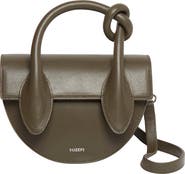 Yuzefi Pretzel Leather Crossbody Bag