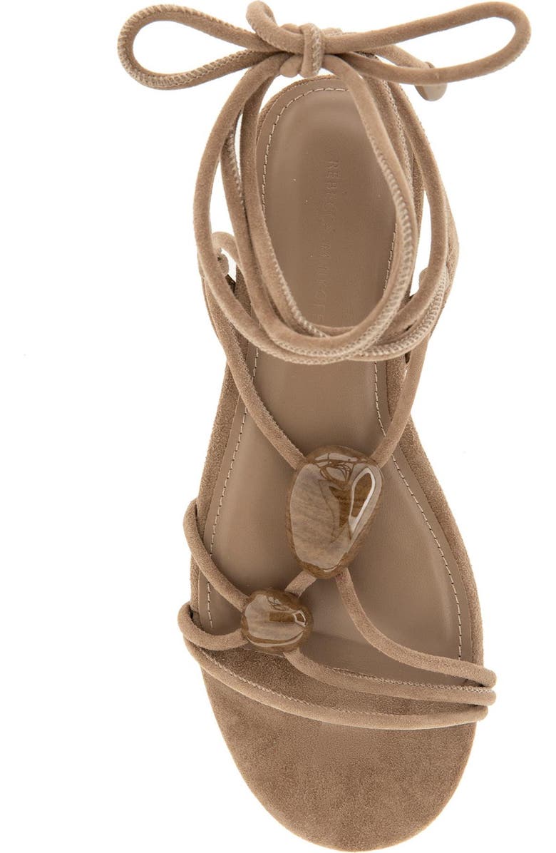 Rebecca Minkoff Anaya Ankle Tie Sandal, Alternate, color, Porcini