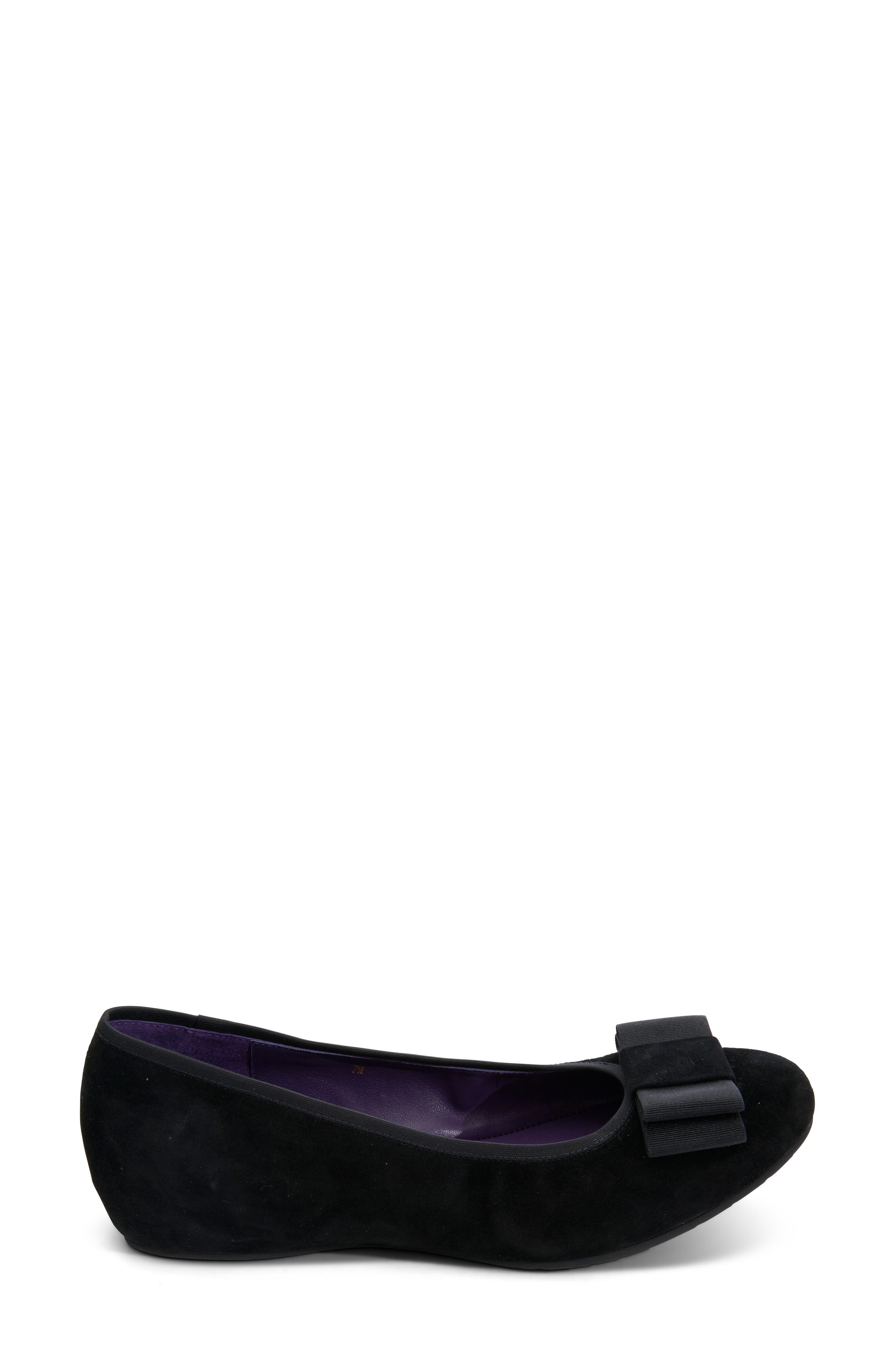 VANELi Polly Bow Flat, Alternate, color, Black