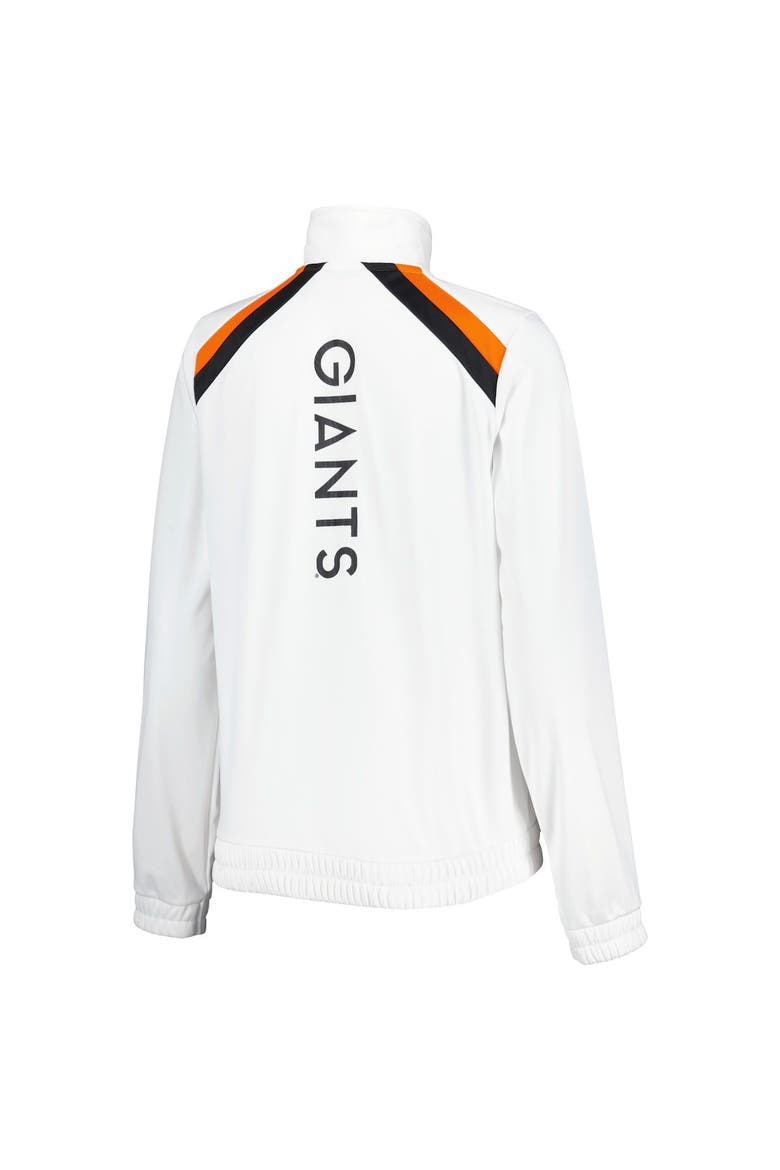 Women's G-III 4Her by Carl Banks White San Francisco Giants Red Flag Full-Zip Track Jacket, Alternate, color, White