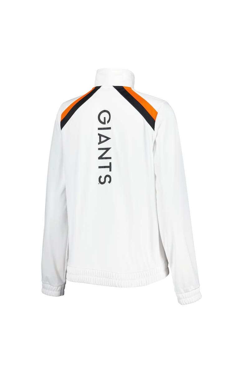 G-III 4HER BY CARL BANKS Women's G-III 4Her by Carl Banks White San Francisco Giants Red Flag Full-Zip Track Jacket, Alternate, color, White