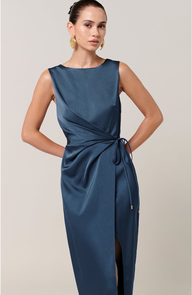 SAVEL Shona Midi Dress, Alternate, color, Deep Blue