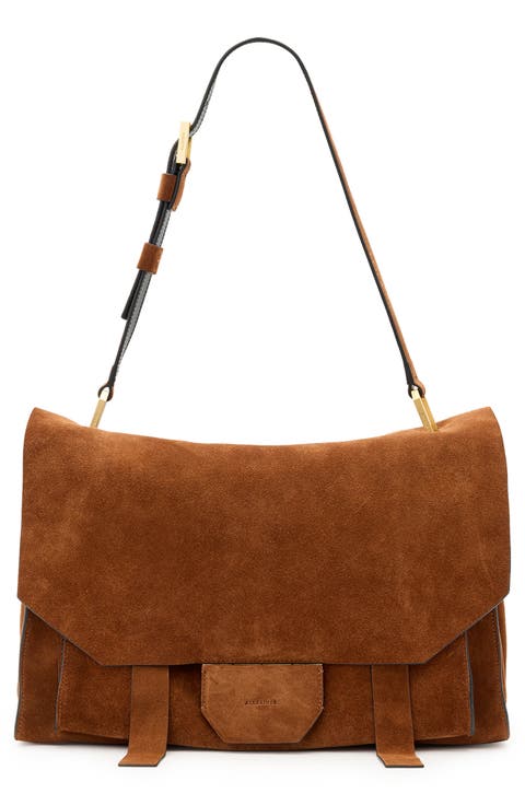 Ursa Nubuck Leather Satchel