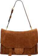 AllSaints Ursa Suede Satchel