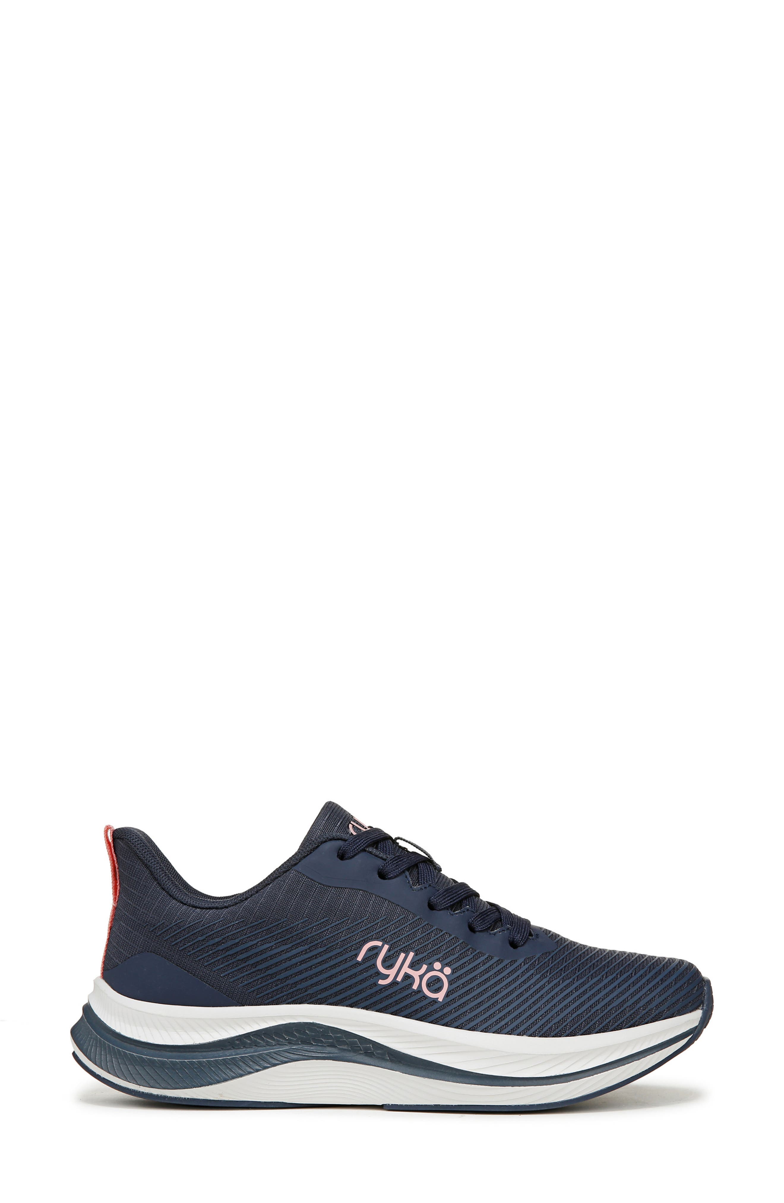 Rykä Genuine Walking Sneaker, Alternate, color, Academy Blue Fabric