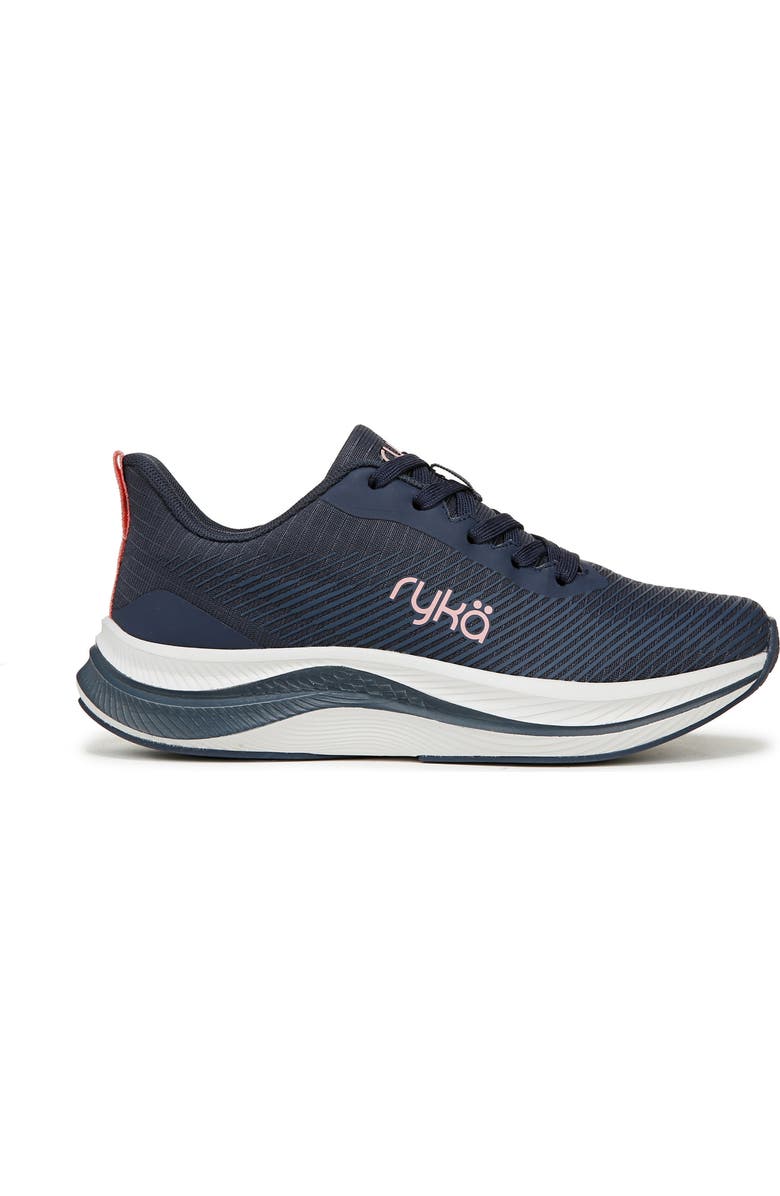 Rykä Genuine Walking Sneaker, Alternate, color, Academy Blue Fabric