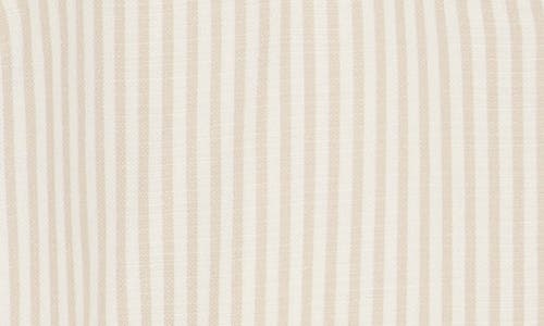 Splendid Kailyn Stripe Boxy Top In Almond Stripe