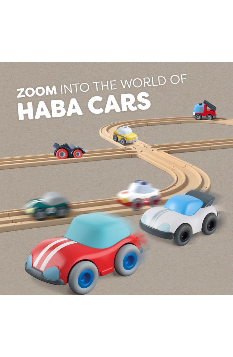 HABA Cars Light Blue Speedster Push & Go Car, Alternate, color, Multi