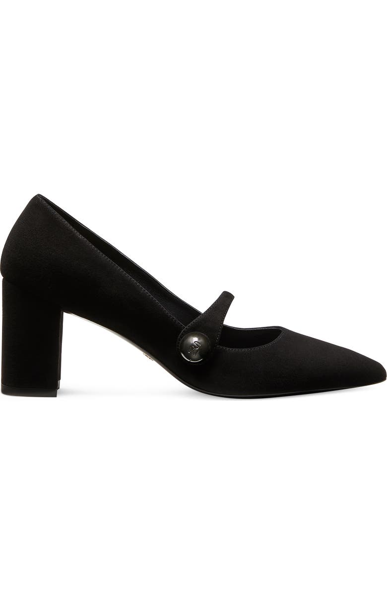 Stuart Weitzman SW 75 Pointed Toe Mary Jane Pump, Alternate, color,