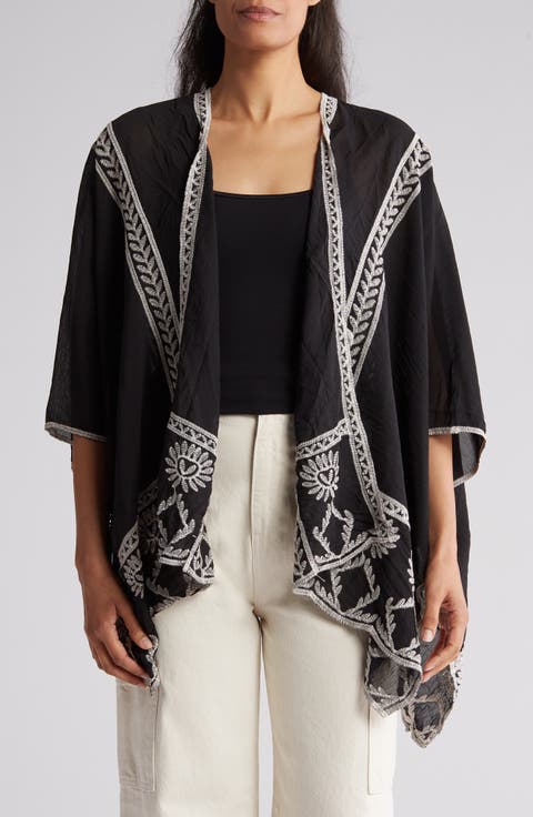 Floral Embroidered Topper