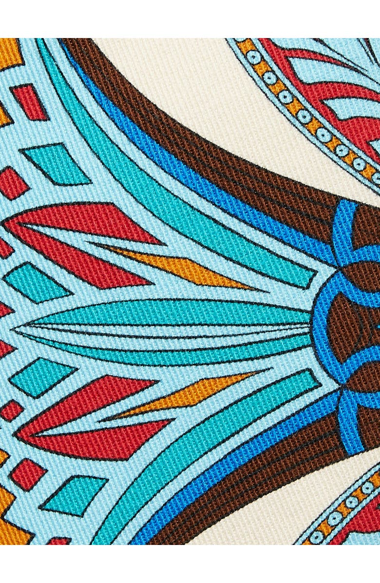 La DoubleJ Foulard Mini Skirt Lotus Placée Ivory, Alternate, color, Lotus Placée Ivory