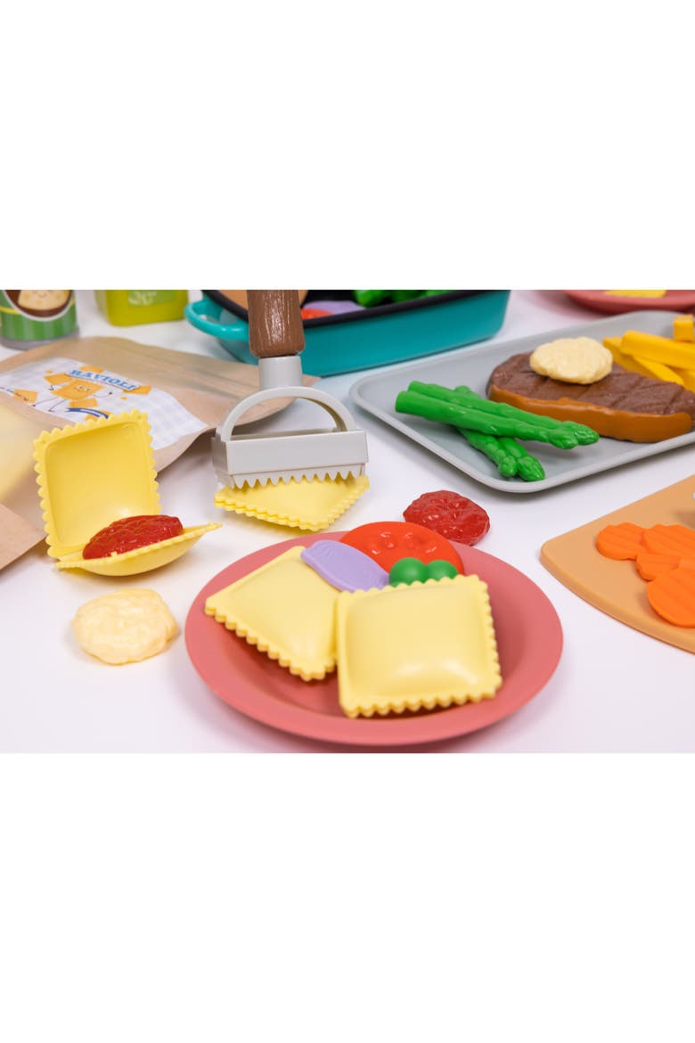 Ravioli Cooking Set 50Pc Toy Food/Utensils, Kids 3+, Alternate, color, Multicolored