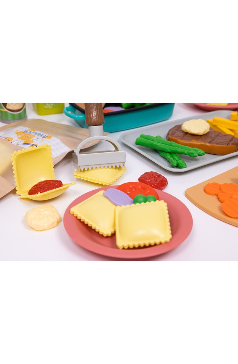 NurtureNature Ravioli Cooking Set 50Pc Toy Food/Utensils, Kids 3+, Alternate, color, Multicolored