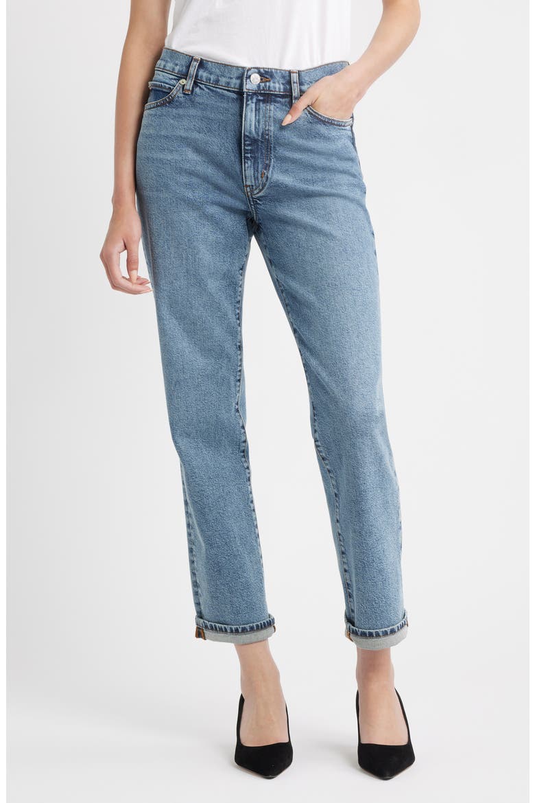 The Borrowed Mid Rise Boyfriend Jeans, Main, color, ESCAPE