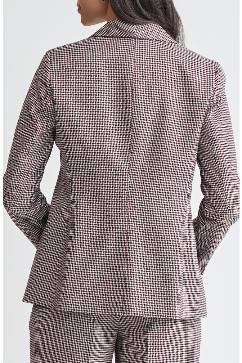 Plaid Zip Pocket Jacket, Alternate, color, BLACK/ FIRE RED MLT