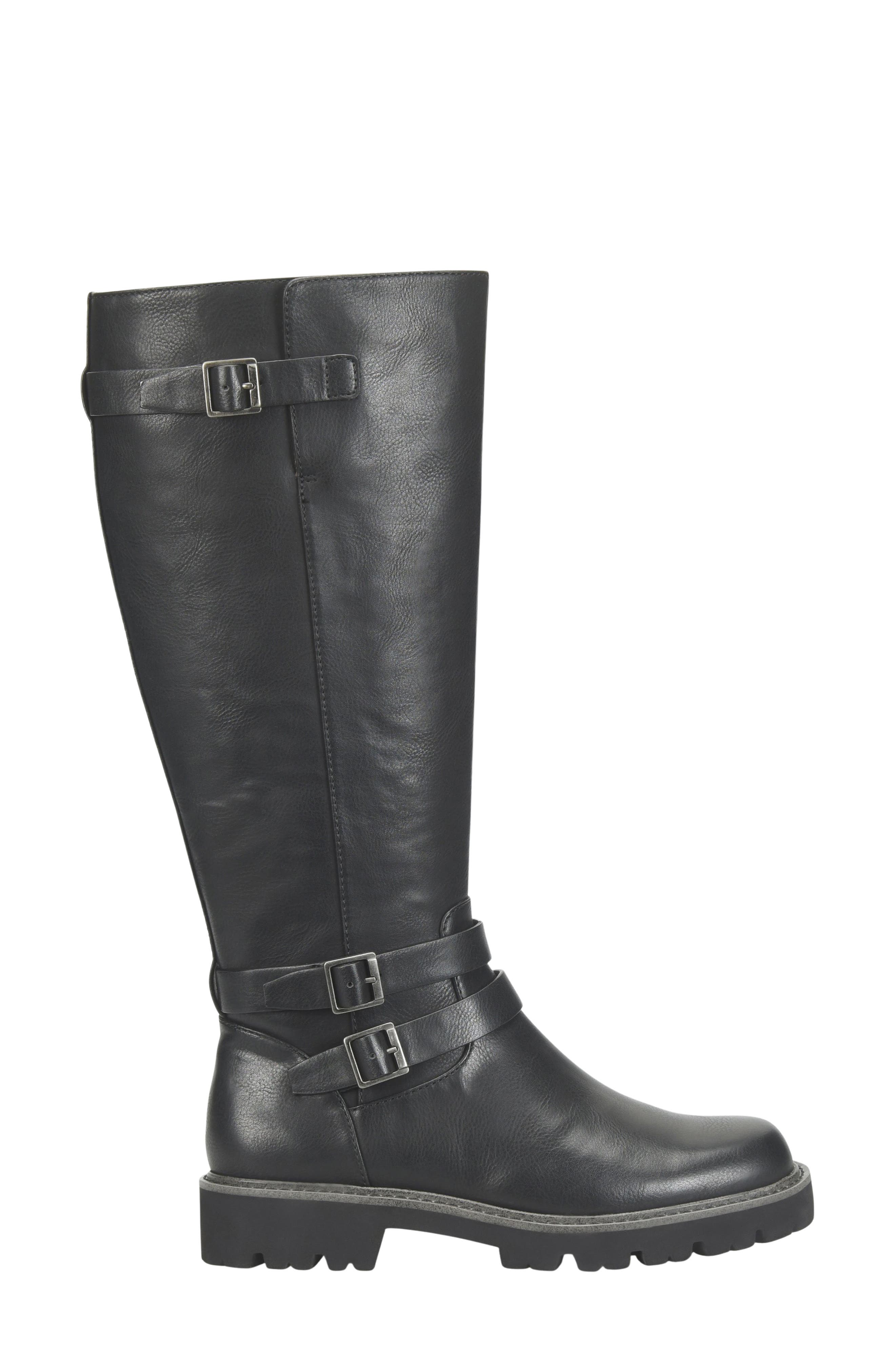 KORKS Fay Knee High Boot, Alternate, color, Black