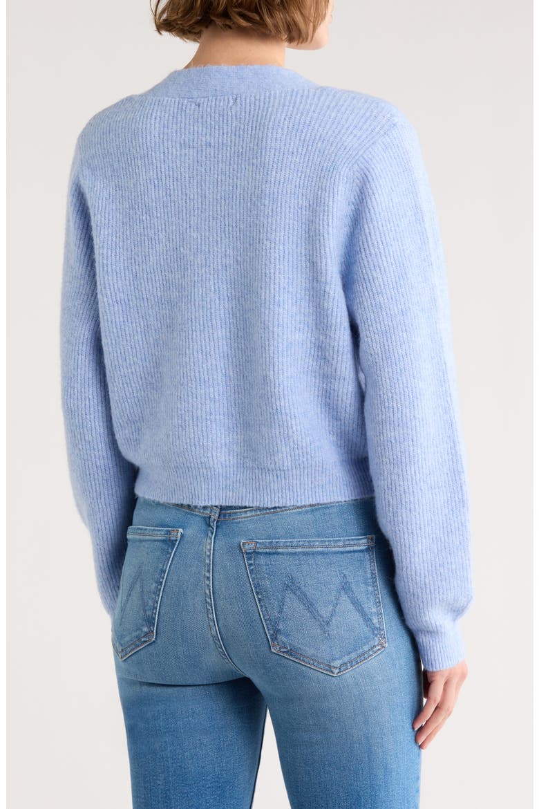 Bow Embellished Cardigan, Alternate, color, BLUE SKY