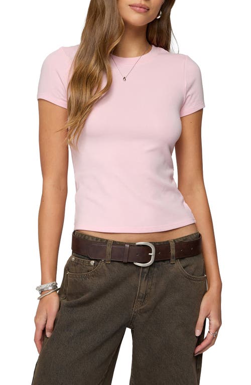 Edikted Daphney Ribbed T Shirt