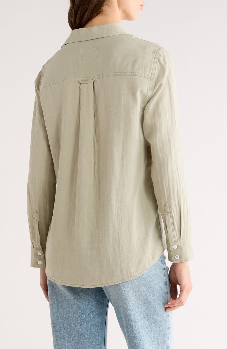Rails Freeman Cotton Button-Up Shirt, Alternate, color, Vintage Sage