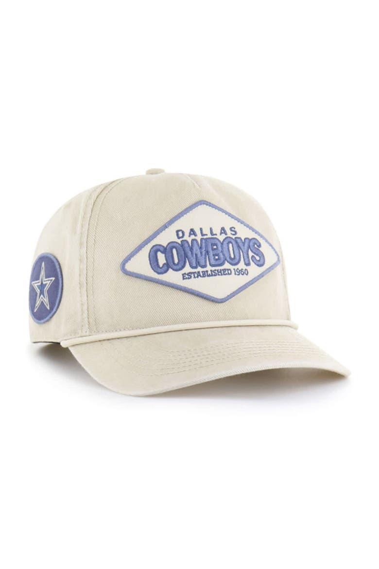Men's '47  Khaki Dallas Cowboys Cairn Hitch Adjustable Hat, Main, color, Khaki