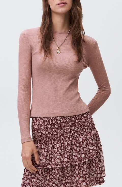 Floral Print Ruffle Miniskirt