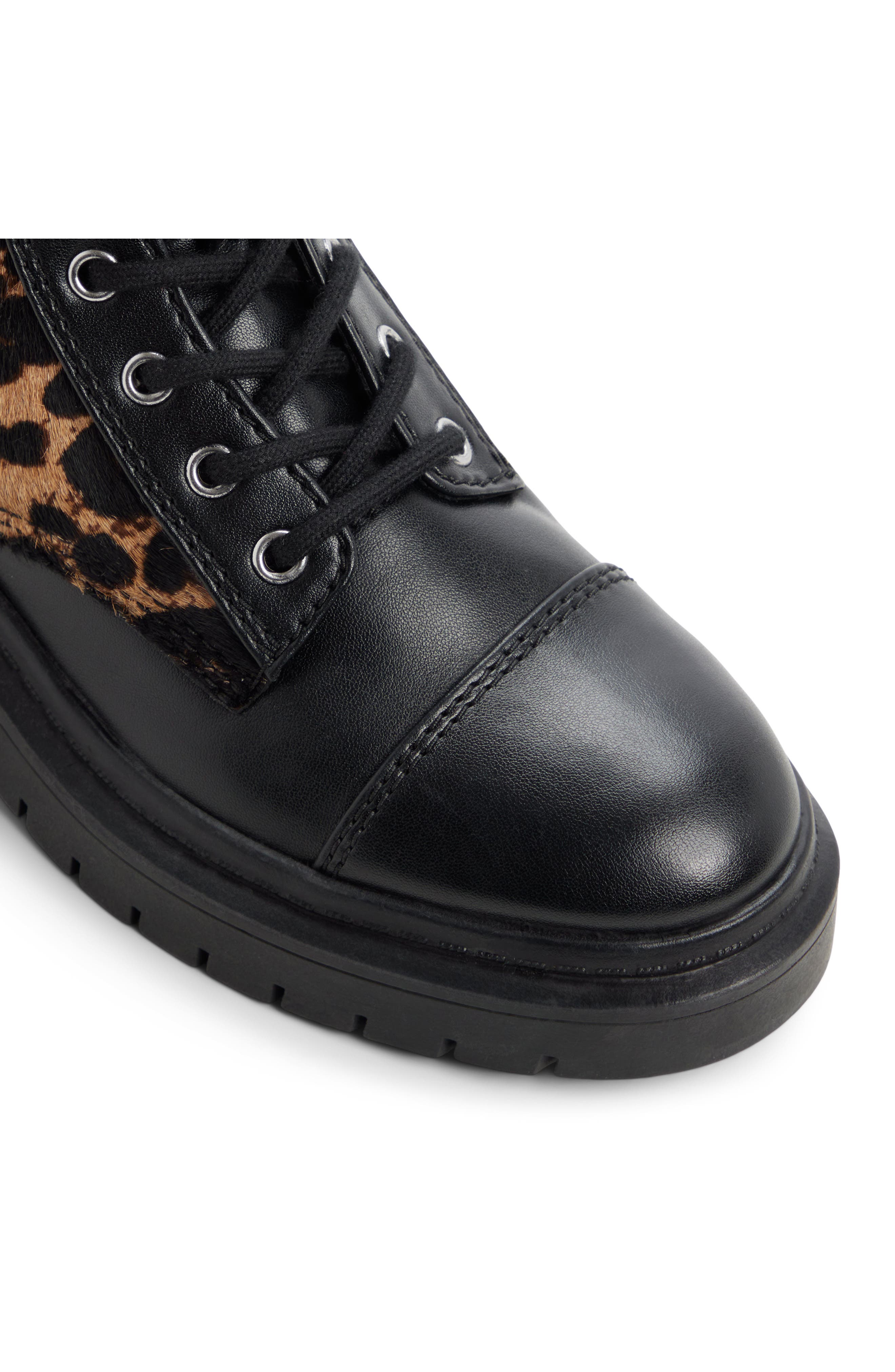 ALDO Goer In Lace-Up Bootie, Alternate, color, Brown Multi