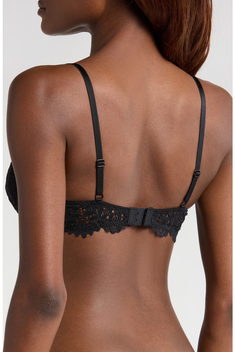 Success Lace Underwire Spacer Bra, Alternate, color, BLACK