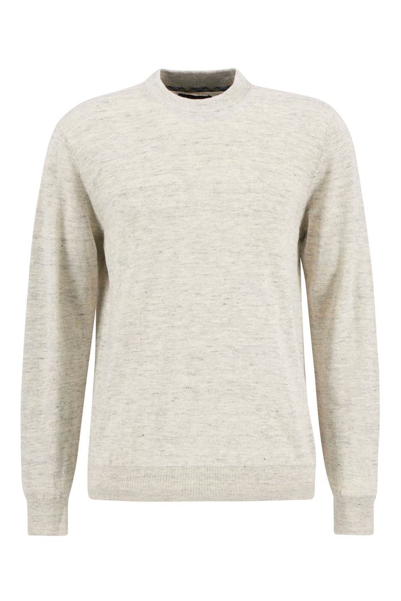 Flaxby Linen Blend Crewneck Sweater, Alternate, color, NEUTRAL