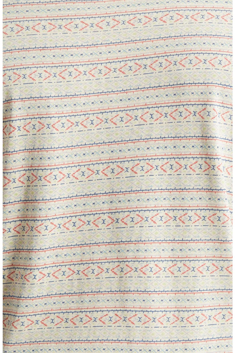 Southwestern Print Ringer T-Shirt, Alternate, color, CREAM/ MULTI