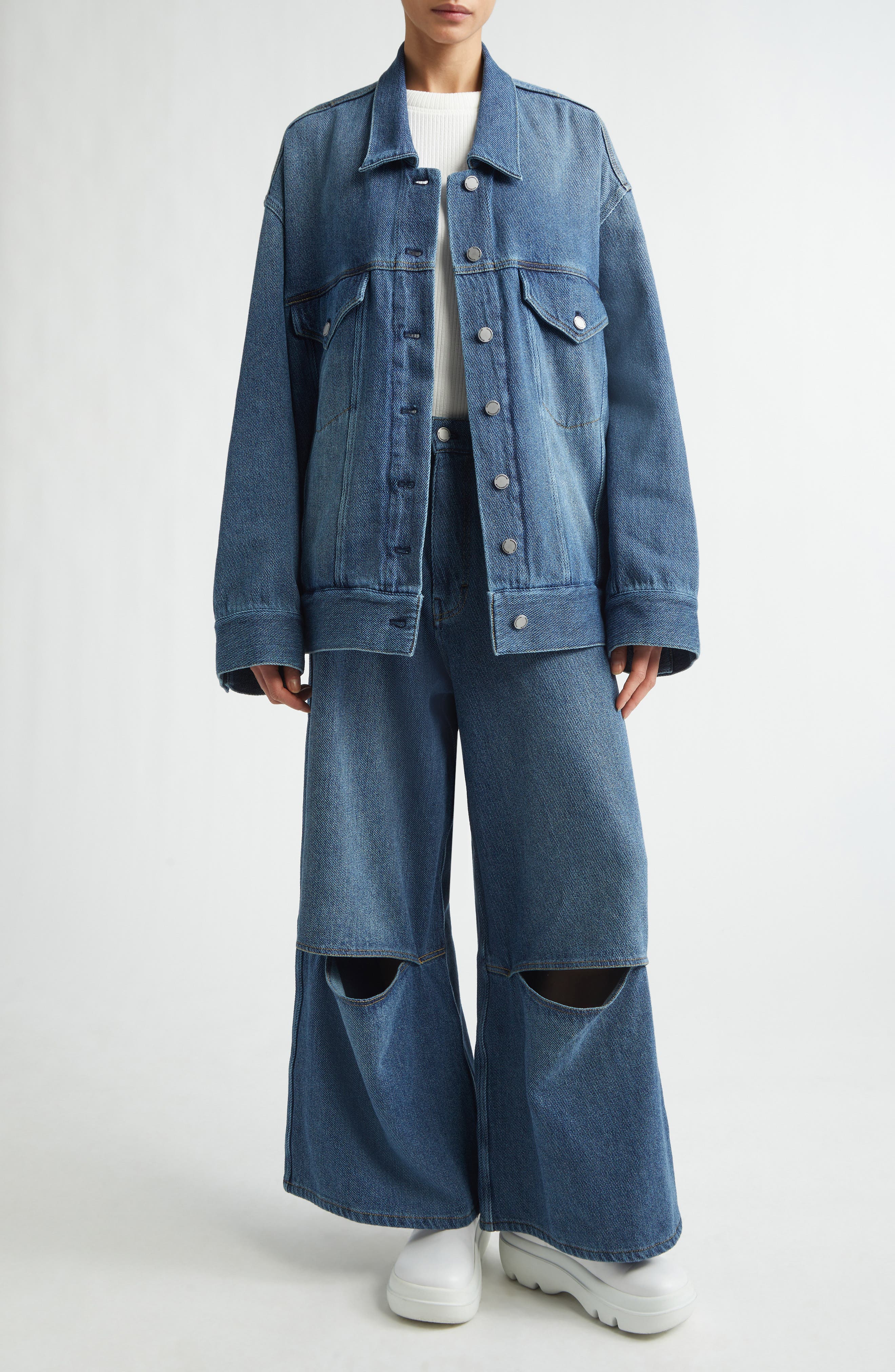 Boxy Oversize Denim Jacket - image 2