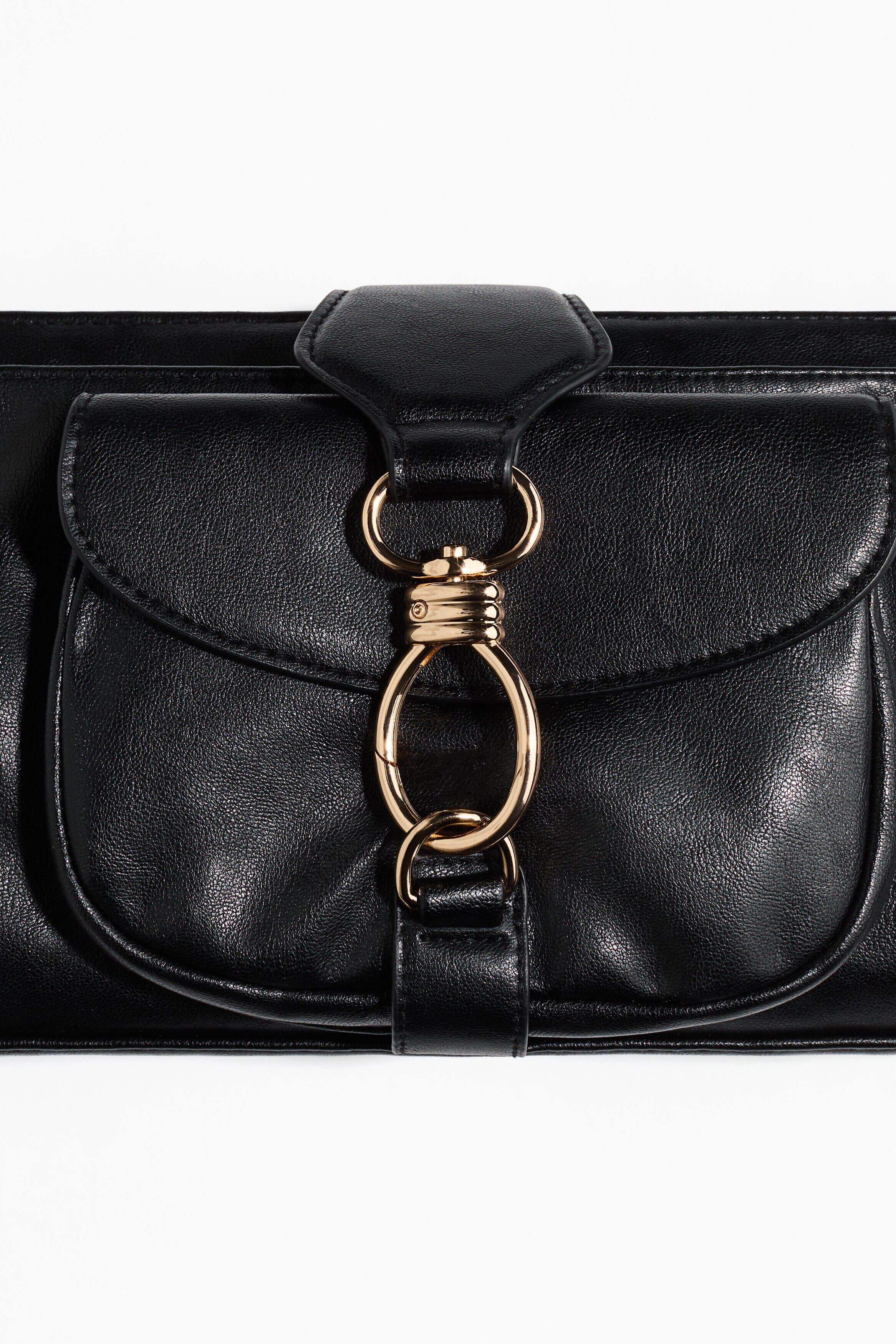 H&M Shoulder Bag, Alternate, color, Black