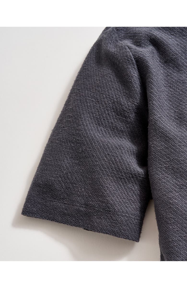Billy Reid Hemp & Cotton Knit Polo, Alternate, color, Asphalt
