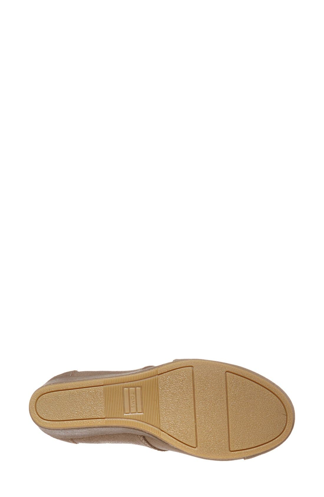 TOMS 'Desert' Wedge Bootie, Alternate, color, 