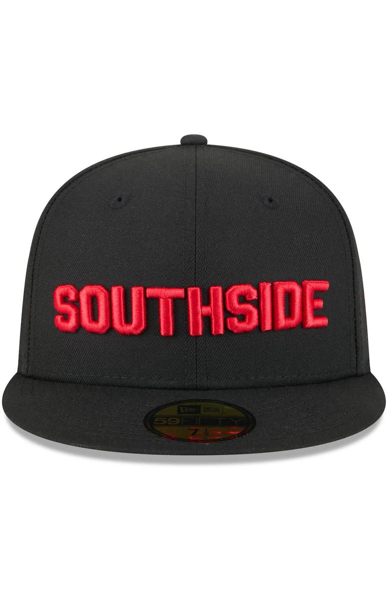 New Era Men's New Era Black Chicago White Sox 2025 City Connect Fan Pack 59FIFTY Fitted Hat, Alternate, color, Black