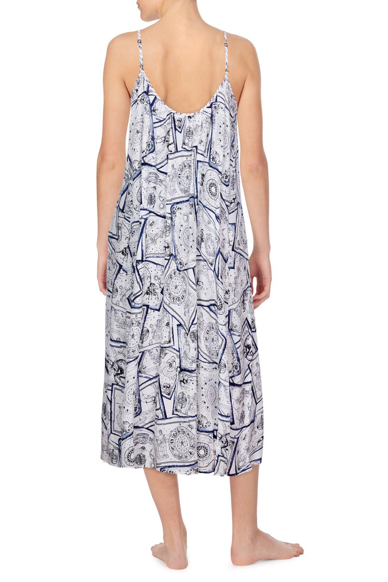 Print Long Chemise, Alternate, color, CAMEO ASTROLOGICAL POSTCARDS