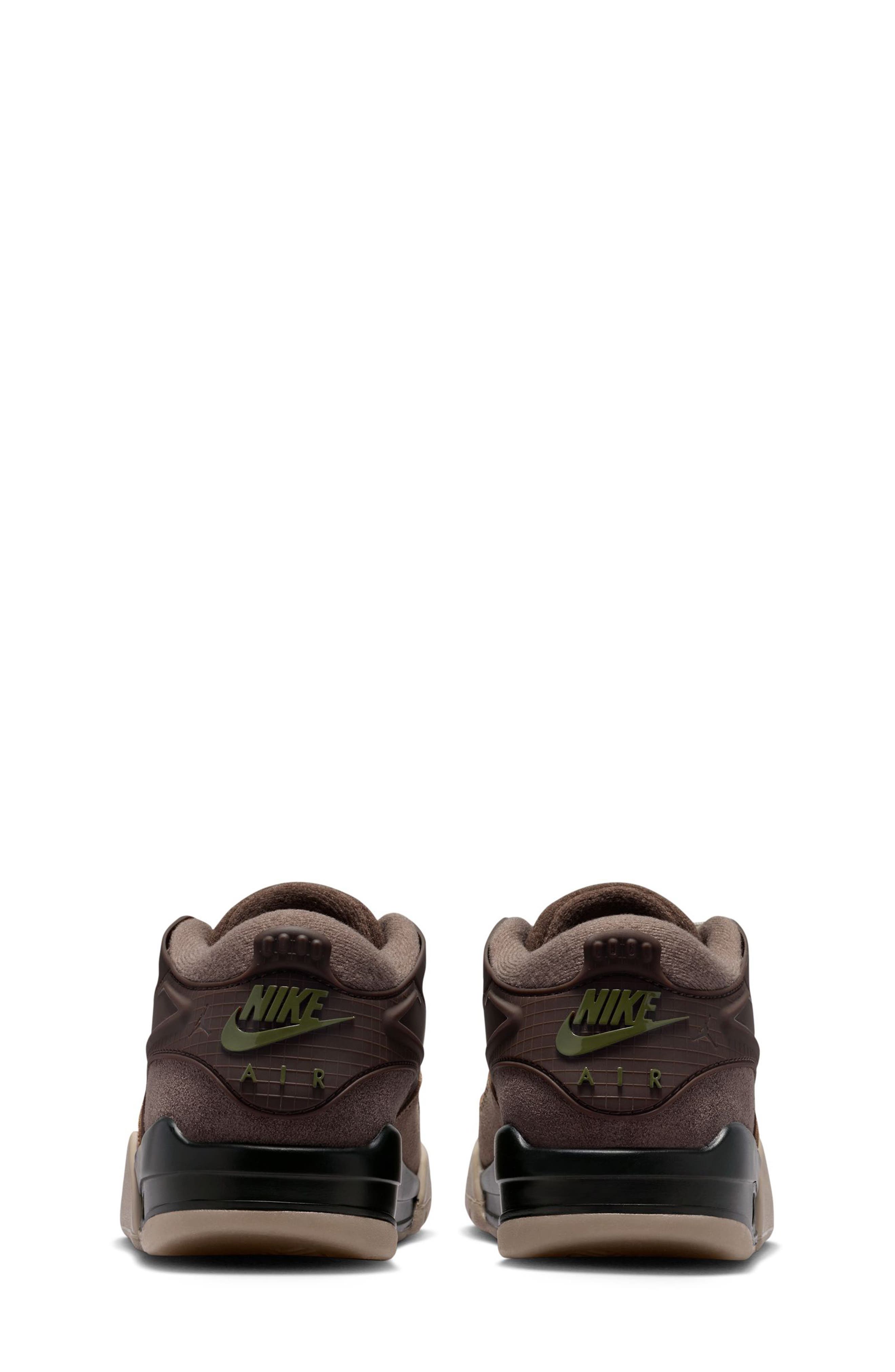 Jordan Kids' Air Jordan 4 RM Sneaker, Alternate, color, Ironstone/ Olive/ Brown
