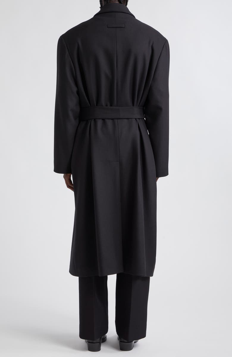 Fear of God Double Breasted Wool Gabardine Overcoat, Alternate, color, 
