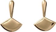 Annika Inez Small Fan Drop Earrings